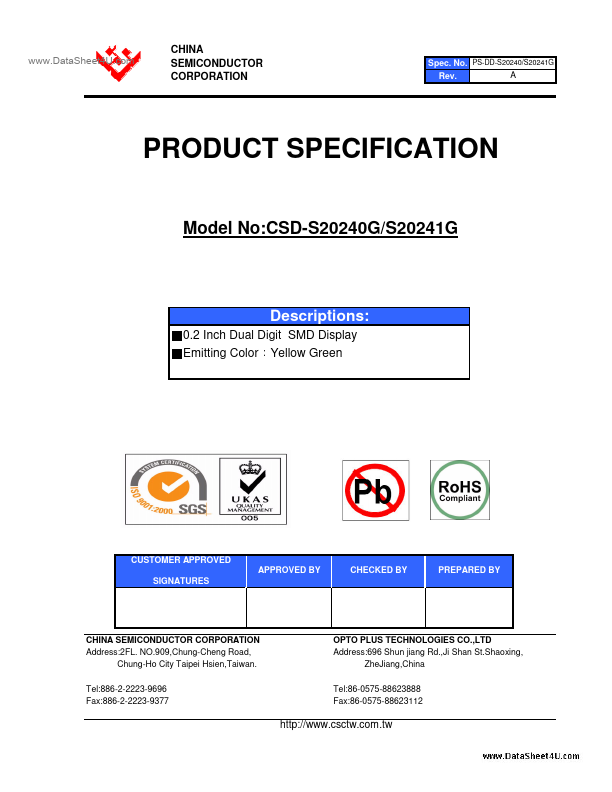 CSD-S20240G