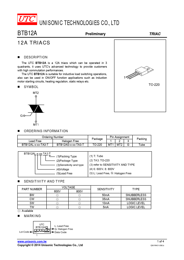 BTB12A