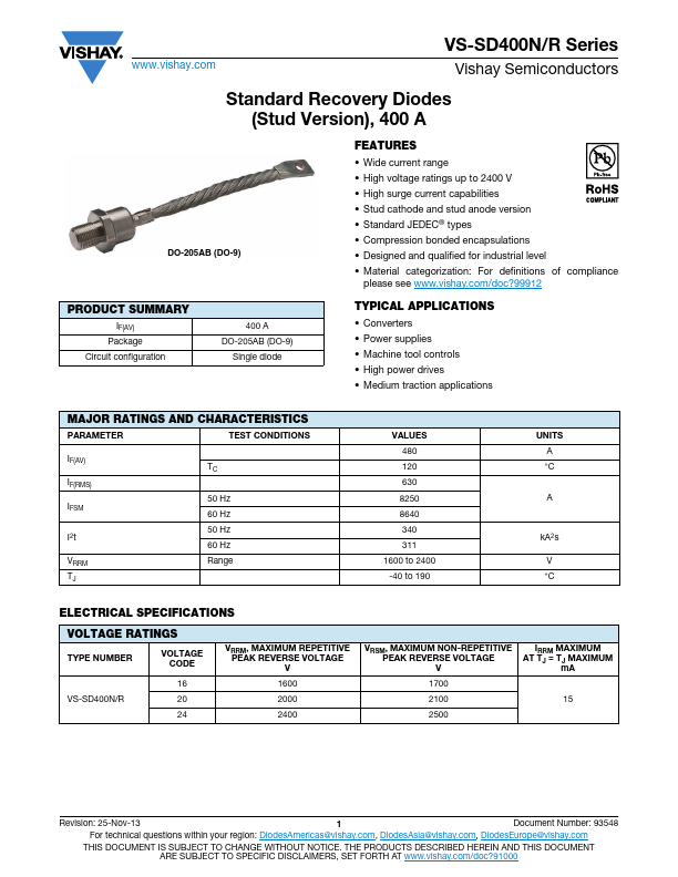 VS-SD400R