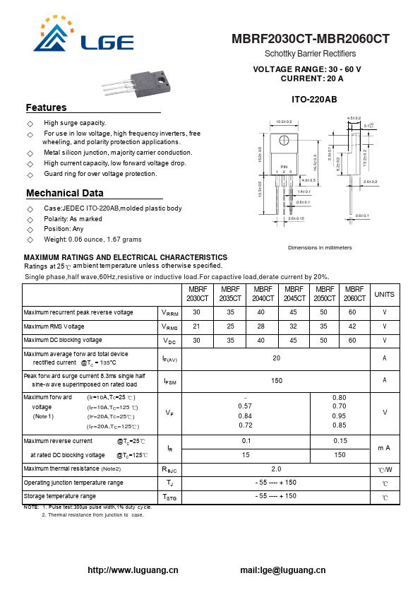 MBRF2045CT