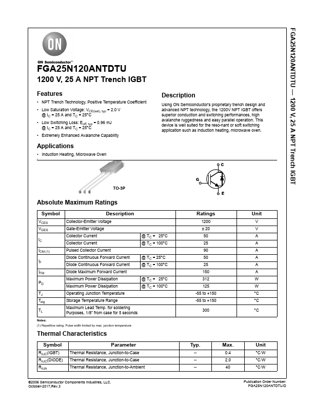 FGA25N120ANTDTU-F109