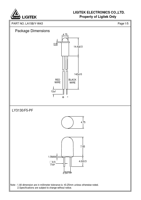 LA15B-Y-W43