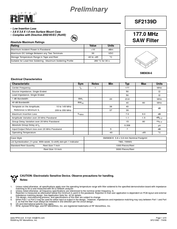 SF2139D