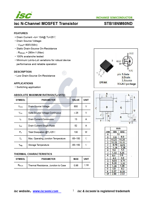 STB18NM60ND