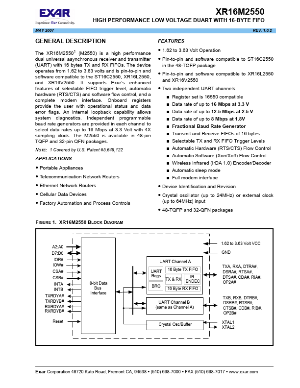 XR16M2550