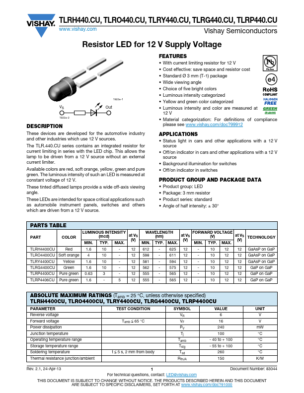 TLRY4400CU