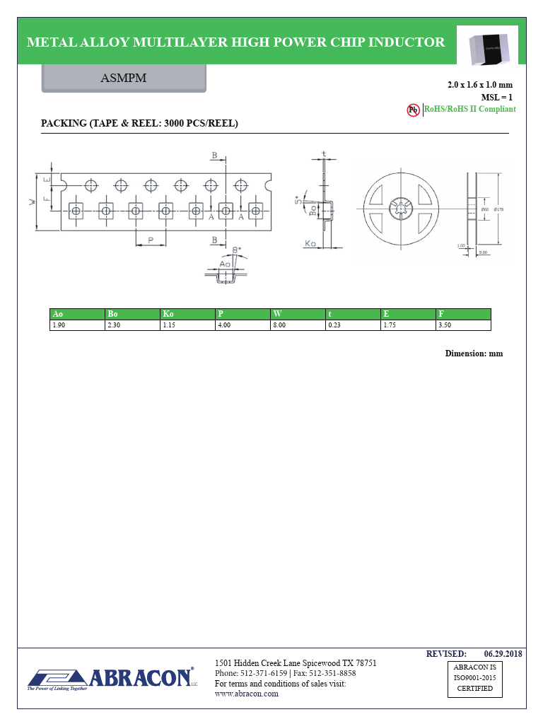 ASMPM-0806-3R3