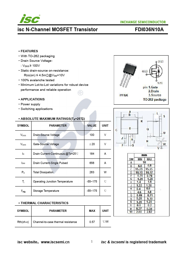 FDI036N10A