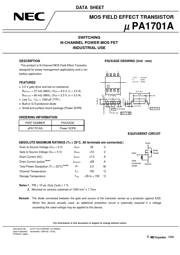 UPA1701A