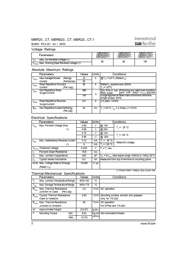 MBRB20080CT-1