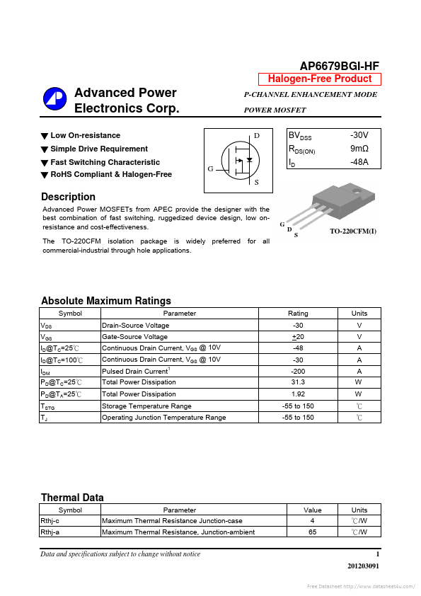 AP6679BGI-HF