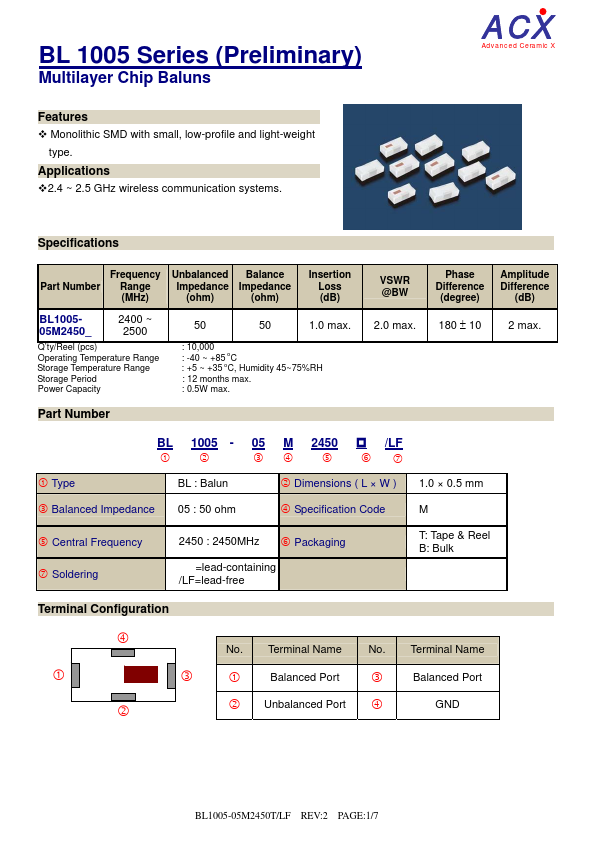 BL1005-05M2450T