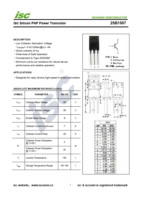 2SB1507