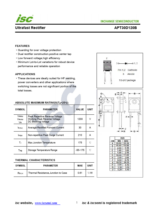 APT30D120B