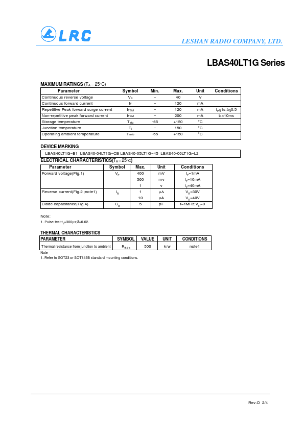 LBAS40-06LT3G