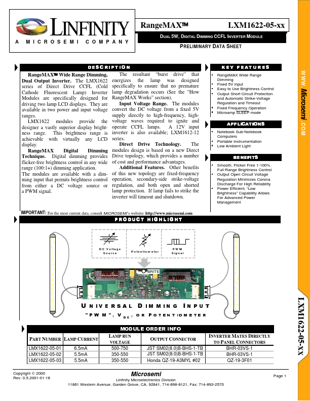 LMX1622-05-02