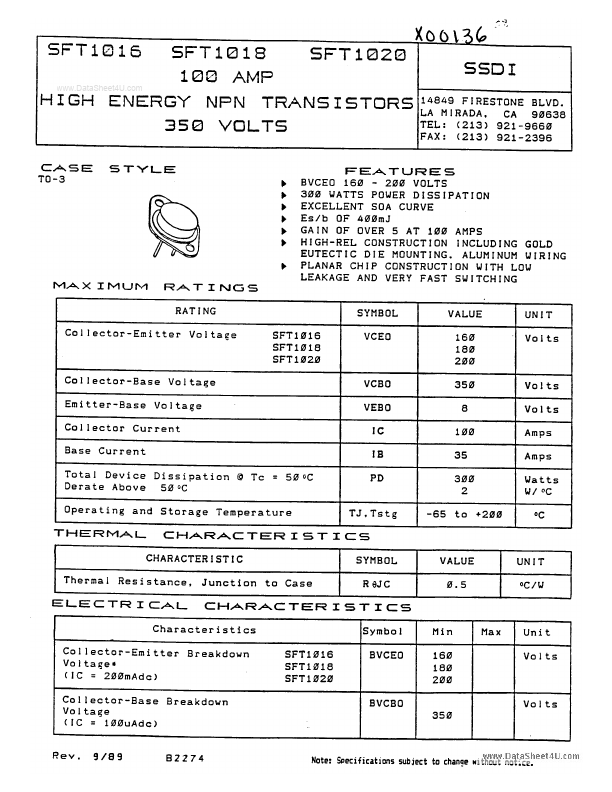 SFT1016