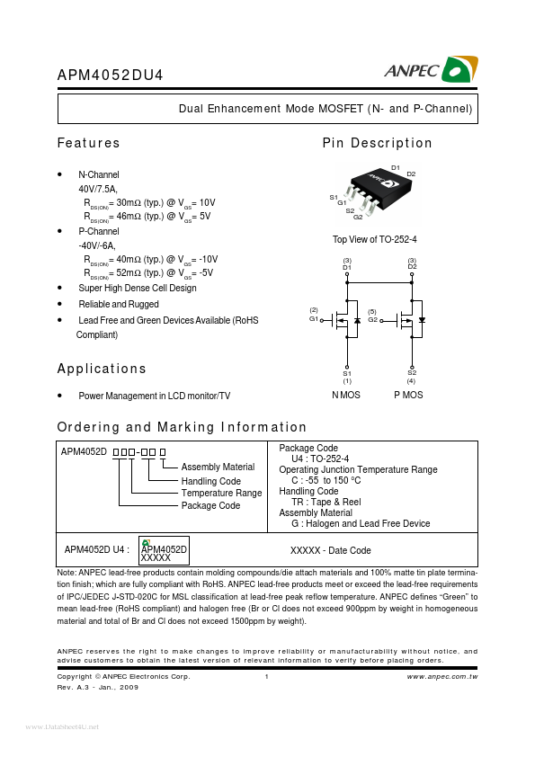 APM4052DU4