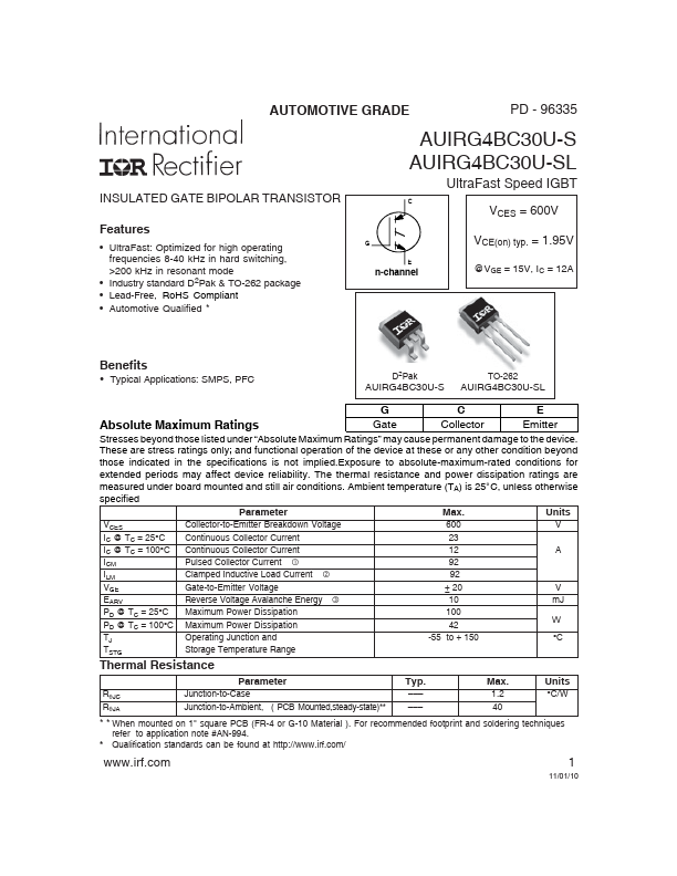 AUIRG4BC30U-S