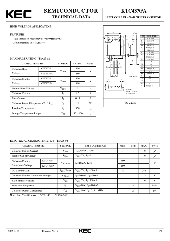 KTC4370A