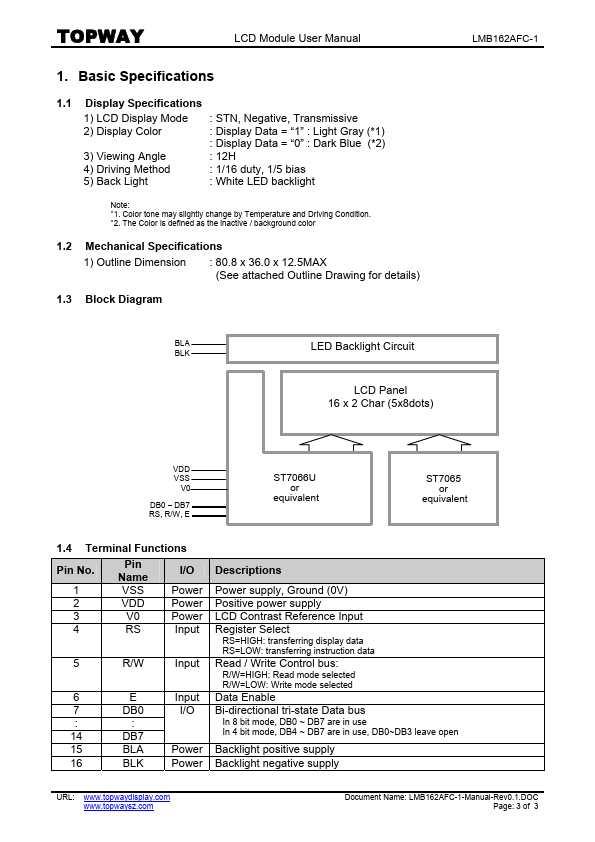 LMB162AFC-1