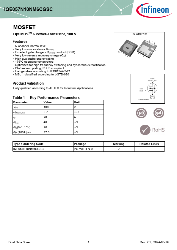 IQE057N10NM6CGSC