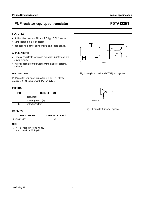 PDTA123ET