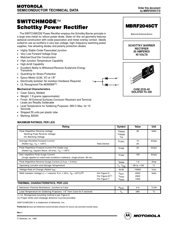 MBRF2045CT