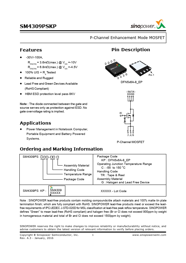 SM4309PSKP