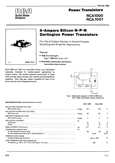 RCA1000