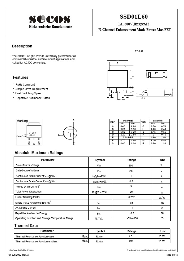 SSD01L60