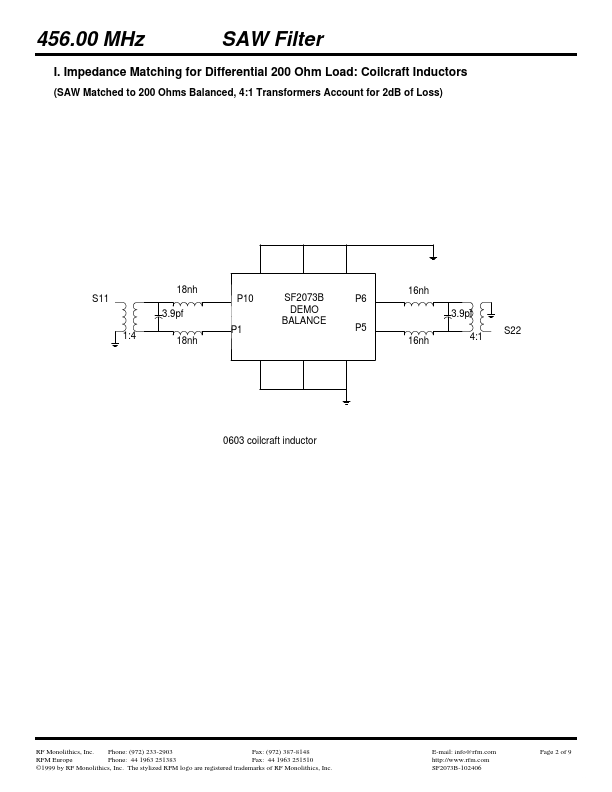 SF2073B