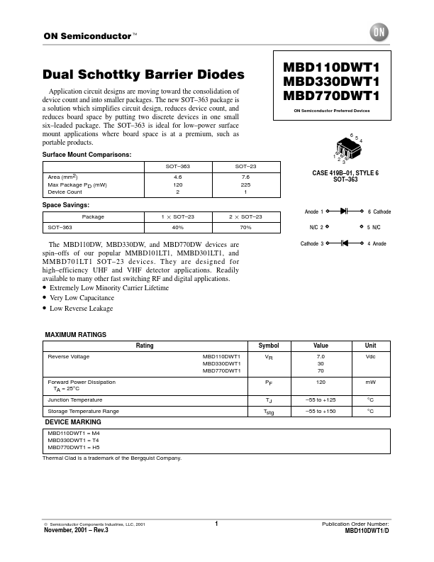 MBD770DWT1