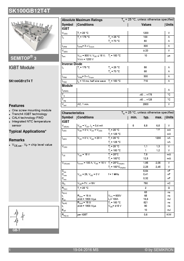 SK100GB12T4T