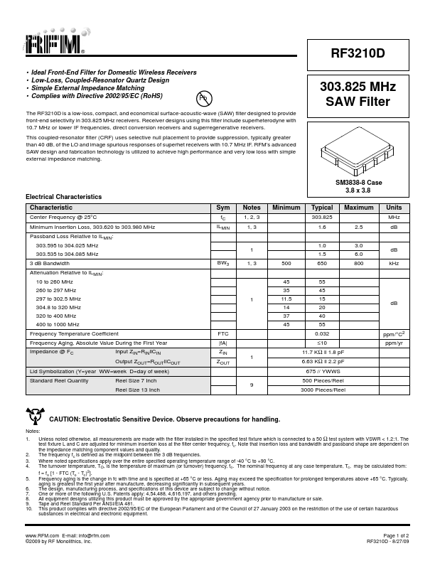 RF3210D