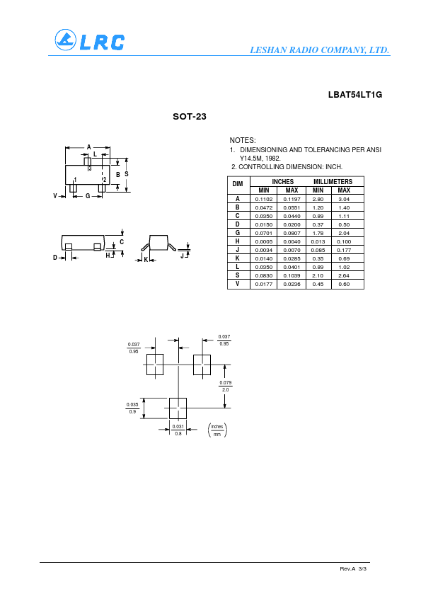 LBAT54LT1G