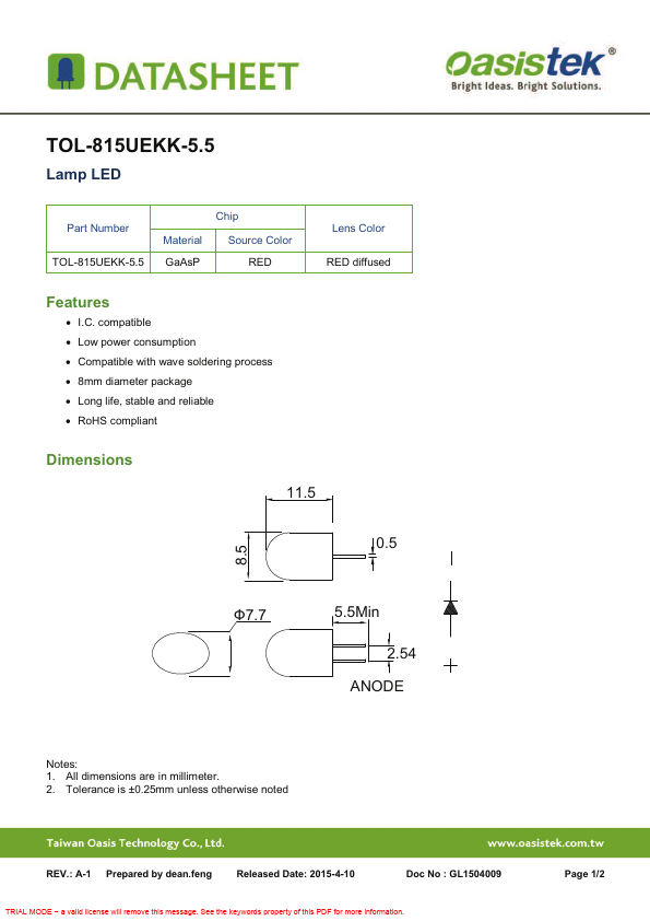 TOL-815UEKK-5.5