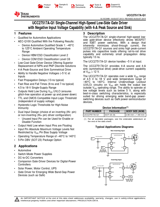 UCC27517A-Q1