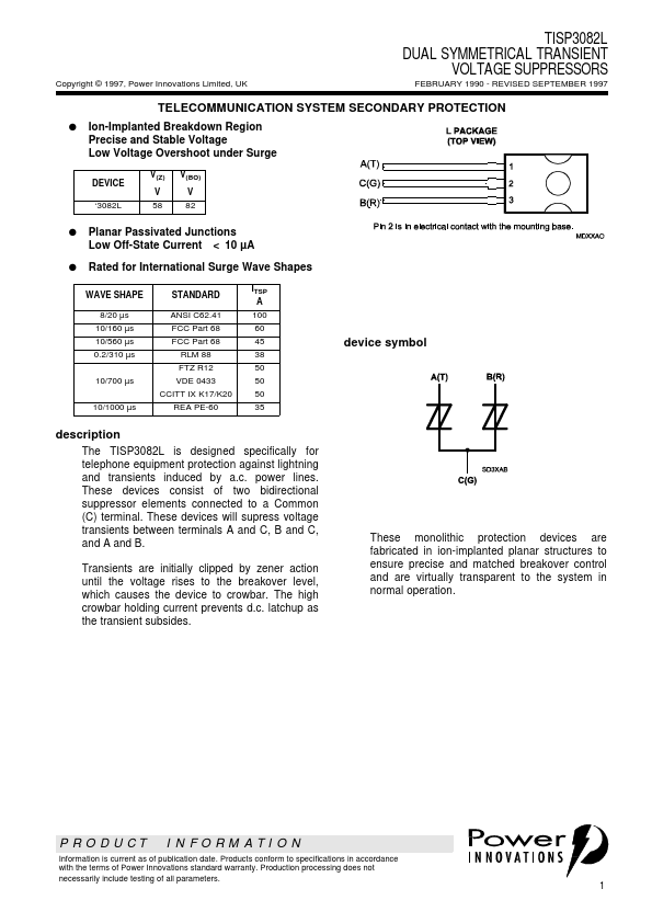 TISP3082L