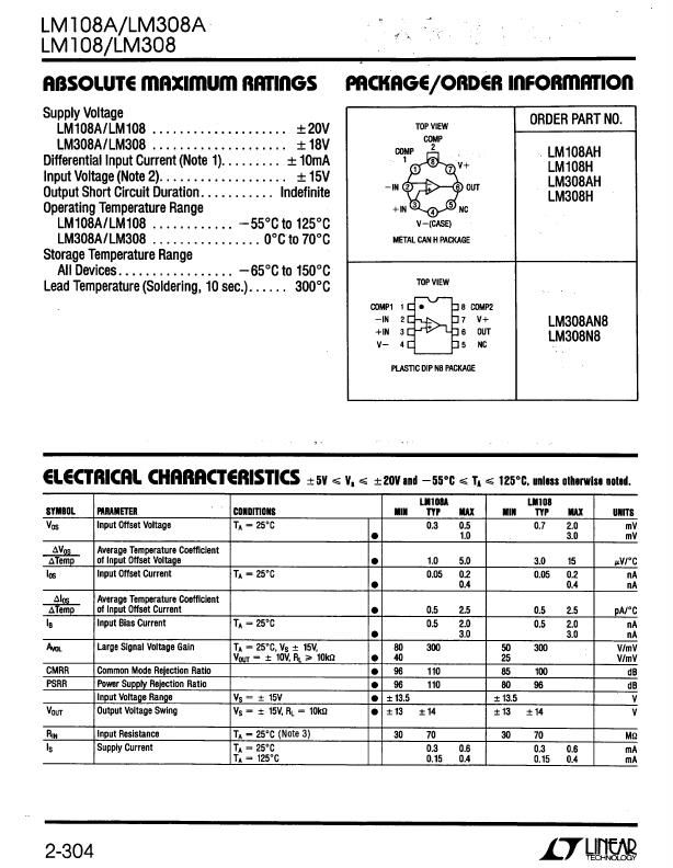 LM308A