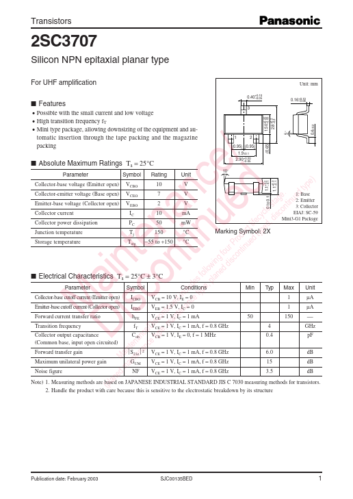 2SC3707