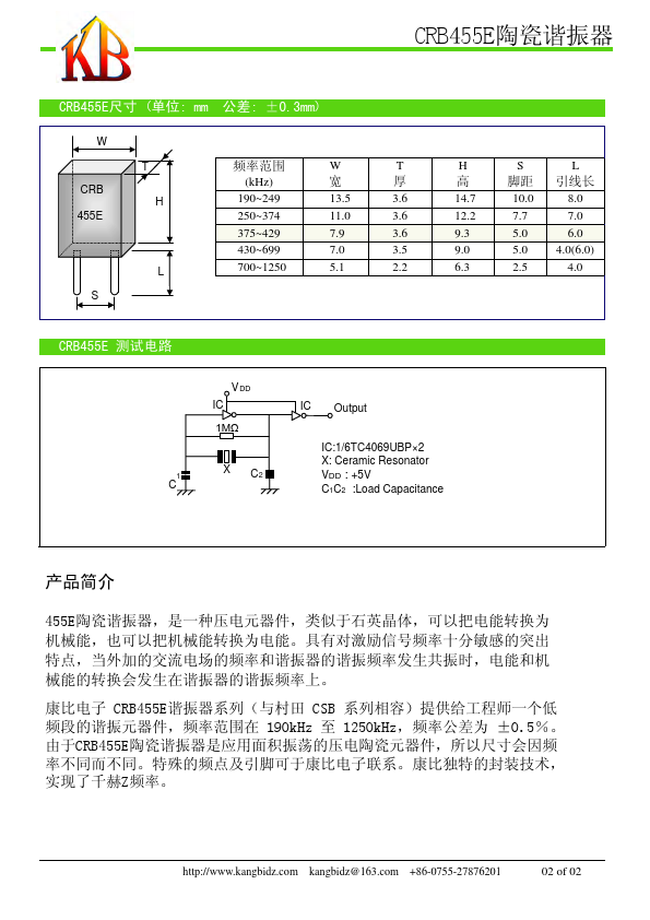 CRB455E