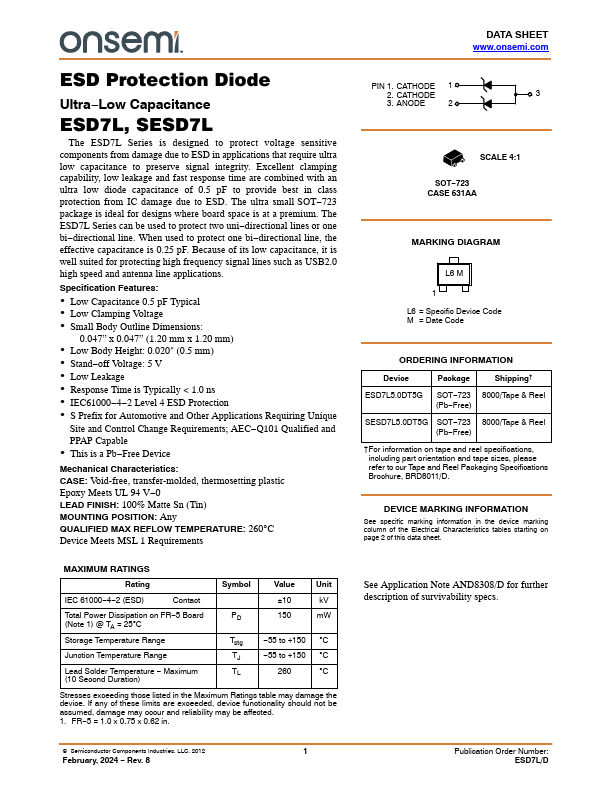 SESD7L5.0DT5G