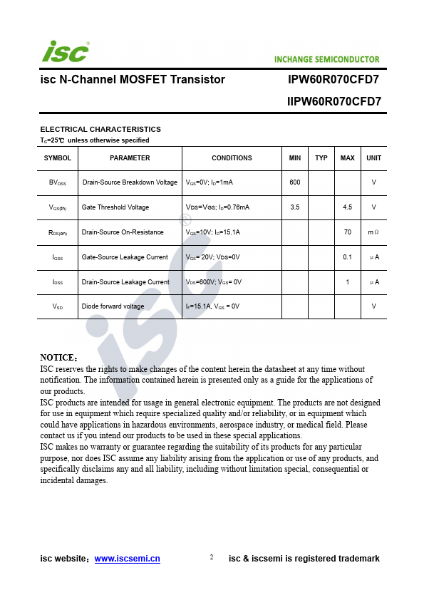 IPW60R070CFD7