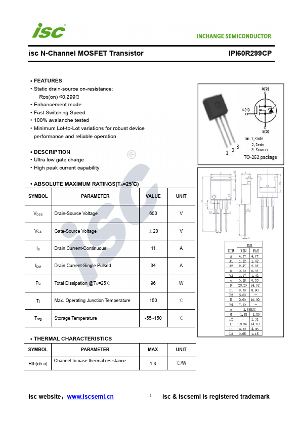 IPI60R299CP