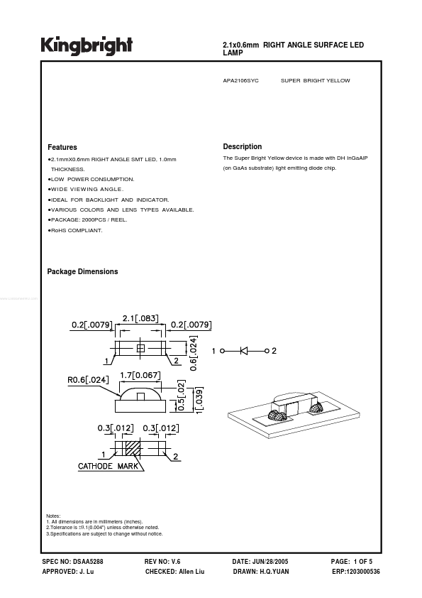 APA2106SYC