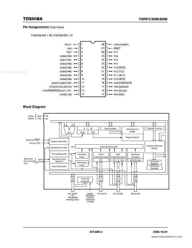 TMP87C809BMG