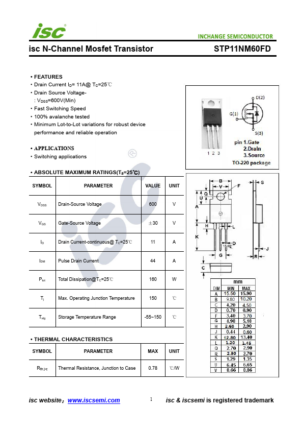 STP11NM60FD