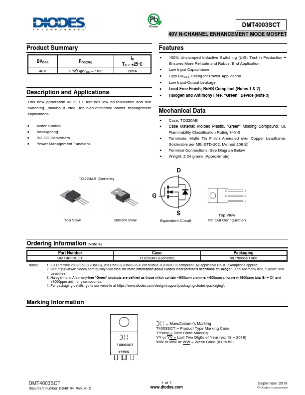 DMT4003SCT