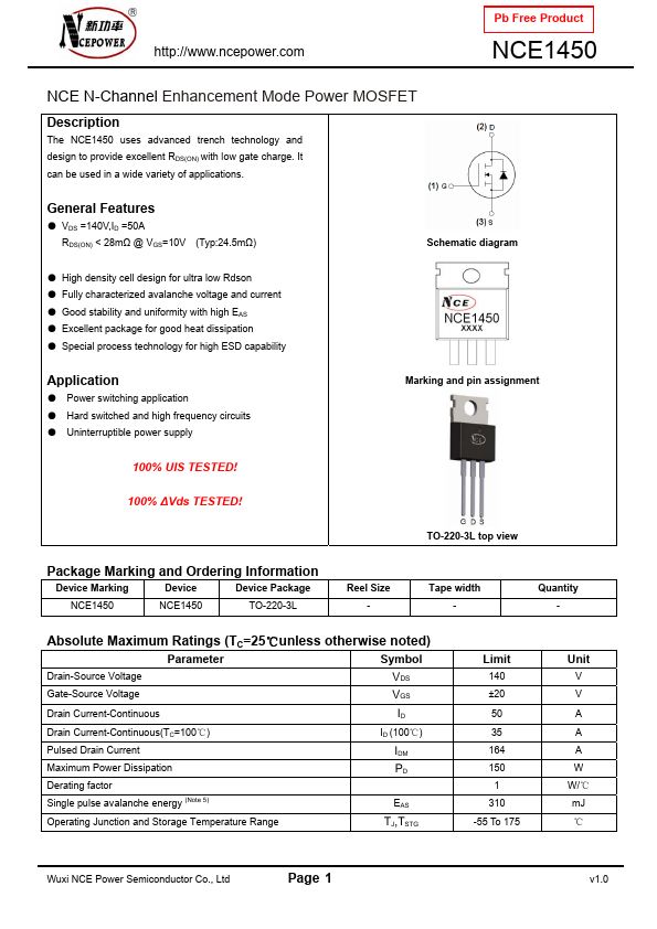 NCE1450